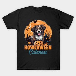 Pawsitively Spooktacular Howl-o-ween Dog Costume T-Shirt